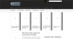 Desktop Screenshot of jewishstudentunion.com